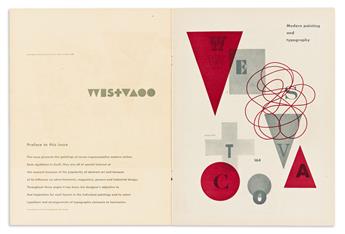 THOMPSON, BRADBURY. West Virginia Inspirations for Printers / Westvaco. Westvaco, 1941- 1956.